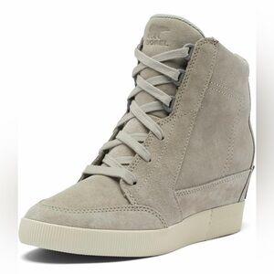 EUC Sorel “Out and About II” Wedge High-Top Sneakers (Dark Gray) waterproof (8)
